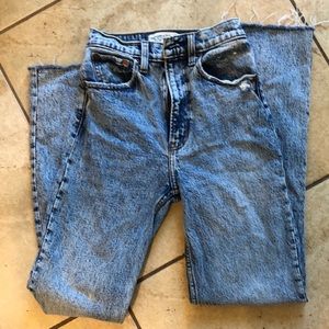 Abercrombie the 90’s straight ultra high rise